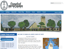 Tablet Screenshot of evangelical-ucc.org